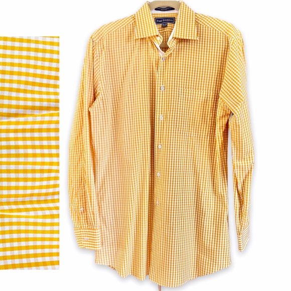Paul Fredrick Other - EUC Paul Fredrick Gingham Slim Fit Dress Shirt, 15.5/33